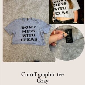 Anvil Gray 'Don't Mess with Texas' Tee